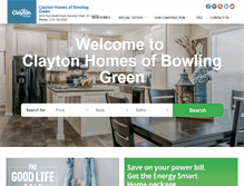 Tablet Screenshot of claytonbowlinggreen.com